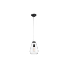 Load image into Gallery viewer, Ayra Pendant Light in Matte Black (Small).