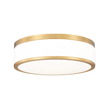 Load image into Gallery viewer, Ballord LED Flush Mount Ceiling Light in Modern Gold (12-Inch).