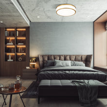 Load image into Gallery viewer, Ballord LED Flush Mount Ceiling Light in bedroom.