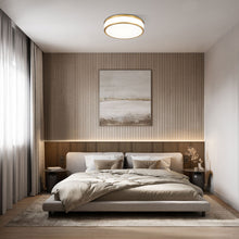 Load image into Gallery viewer, Ballord LED Flush Mount Ceiling Light in bedroom.
