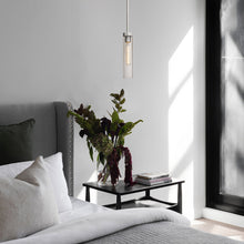 Load image into Gallery viewer, Beau Mini Pendant Light in bedroom.