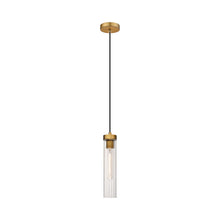 Load image into Gallery viewer, Beau Mini Pendant Light in Rubbed Brass (Cord).