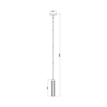 Load image into Gallery viewer, Beau Mini Pendant Light - line drawing.
