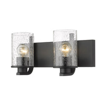Load image into Gallery viewer, Beckett Bath Vanity Light in Matte Black (2-Light).