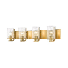 Load image into Gallery viewer, Beckett Bath Vanity Light in Olde Brass (4-Light).