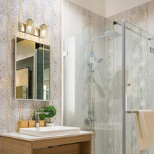 Load image into Gallery viewer, Beckett Bath Vanity Light in bathroom.