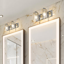 Load image into Gallery viewer, Beckett Bath Vanity Light in bathroom.