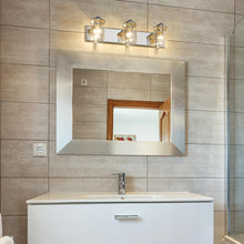 Load image into Gallery viewer, Beckett Bath Vanity Light in bathroom.