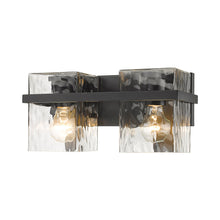 Load image into Gallery viewer, Bennington Bath Vanity Light in Matte Black (2-Light).