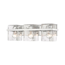 Load image into Gallery viewer, Bennington Bath Vanity Light in Chrome (3-Light).