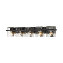 Load image into Gallery viewer, Bennington Bath Vanity Light in Matte Black (5-Light).