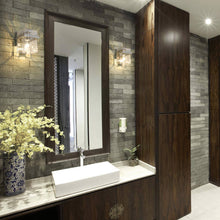 Load image into Gallery viewer, Bennington Bath Wall Light in bathroom.