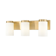 Load image into Gallery viewer, Burk Bath Vanity Light in Luxe Gold (3-Light).