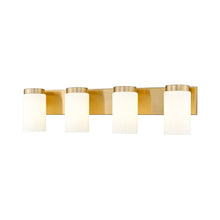 Load image into Gallery viewer, Burk Bath Vanity Light in Luxe Gold (4-Light).