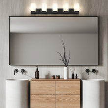 Load image into Gallery viewer, Burk Bath Vanity Light in bathroom.