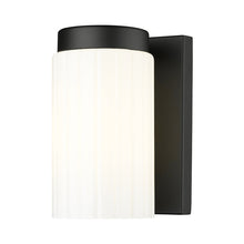 Load image into Gallery viewer, Burk Bath Wall Light in Matte Black.