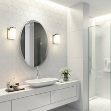 Load image into Gallery viewer, Burk Bath Wall Light in bathroom.