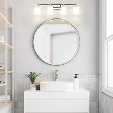 Load image into Gallery viewer, Cadoc Bath Vanity Light in bathroom.