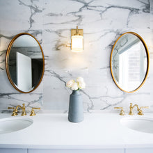 Load image into Gallery viewer, Cadoc Bath Wall Light in bathroom.