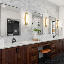 Load image into Gallery viewer, Chase LED Bath Vanity Light in bathroom.