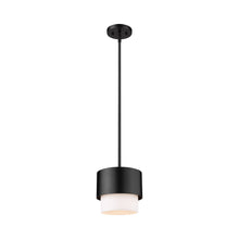 Load image into Gallery viewer, Counterpoint Pendant Light in Matte Black (7.25-Inch).