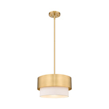Load image into Gallery viewer, Counterpoint Pendant Light in Modern Gold (12-Inch).
