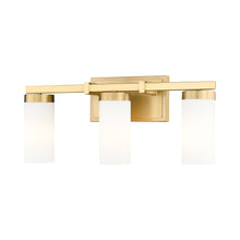 Load image into Gallery viewer, Danica Bath Vanity Light in Modern Gold (3-Light).
