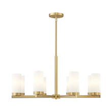 Load image into Gallery viewer, Danica Chandelier in Modern Gold (8-Light).