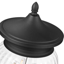 Load image into Gallery viewer, Davina Outdoor Teardrop Post Light in Detail.