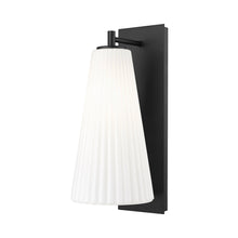 Load image into Gallery viewer, Farrell Bath Vanity Light in Matte Black (16.5-Inch).