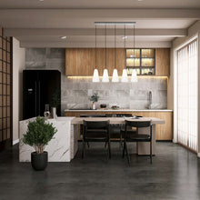 Load image into Gallery viewer, Farrell Linear Chandelier in kitchen.