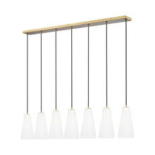 Load image into Gallery viewer, Farrell Linear Chandelier in Detail.