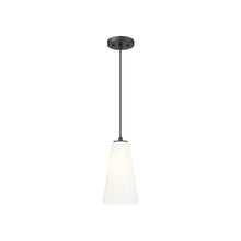 Load image into Gallery viewer, Farrell Pendant Light in Matte Black (Rod Not Included/11-Inch).