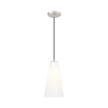 Load image into Gallery viewer, Farrell Pendant Light in Brushed Nickel (Rod Not Included/13.63-Inch).