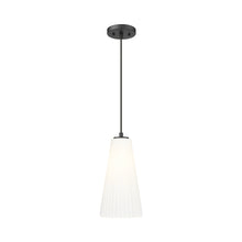 Load image into Gallery viewer, Farrell Pendant Light in Matte Black (Rod Not Included/13.63-Inch).