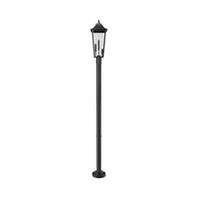 Load image into Gallery viewer, Gannon Outdoor Lean Post Light in Detail.