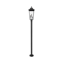Load image into Gallery viewer, Gannon Outdoor Lean Post Light in Detail.