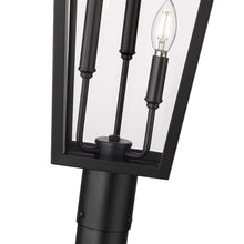 Load image into Gallery viewer, Gannon Outdoor Lean Post Light in Detail.