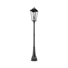 Load image into Gallery viewer, Gannon Outdoor Ornate Post Light in Detail.