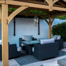 Load image into Gallery viewer, Gannon Outdoor Pendant Light in Outside Area.