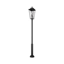 Load image into Gallery viewer, Gannon Outdoor Round Post Light in Detail.