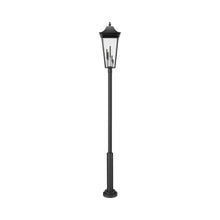 Load image into Gallery viewer, Gannon Outdoor Round Post Light in Detail.