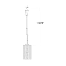 Load image into Gallery viewer, Gannon Outdoor Round Post Light - line drawing.