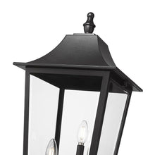 Load image into Gallery viewer, Gannon Outdoor Sleek Post Light in Detail.