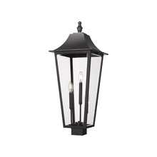 Load image into Gallery viewer, Gannon Outdoor Sloped Top Post Light (Square Post Mount/12-Inch).