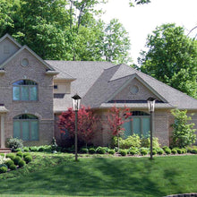 Load image into Gallery viewer, Gannon Outdoor Square Post Light in Outside Area.