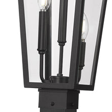 Load image into Gallery viewer, Gannon Outdoor Square Post Light in Detail.