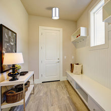 Load image into Gallery viewer, Harley Flush Mount Ceiling Light in living room.