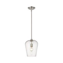 Load image into Gallery viewer, Joliet Pendant Light in Brushed Nickel (9-Inch).