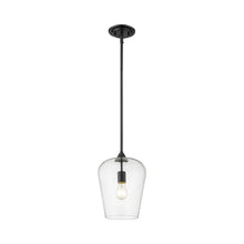 Load image into Gallery viewer, Joliet Pendant Light in Matte Black (9-Inch).